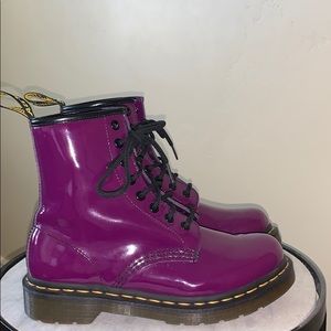 Purple doc martens